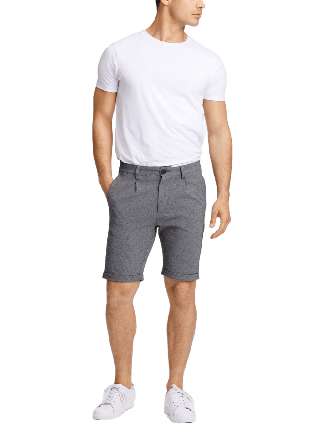 Lindbergh Pleated shorts Byxor Herr Grå L