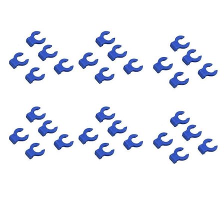 30 stk. 3D-printer pneumatisk konnektorklips til PTFE-rørspændepatron 3D-printerdele