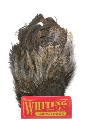 Whiting Coq de Leon Mayfly Tailing Pack Badger dyed Med Dun