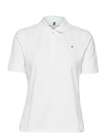 Reg Polo Ss T-shirts & Tops Polos Hvit Tommy Hilfiger