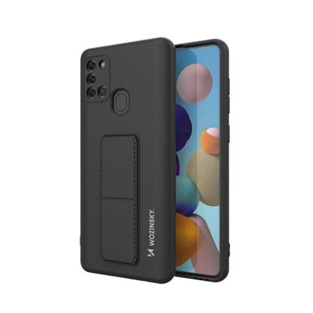 Wozinsky Kickstand Silikonskal Samsung Galaxy A21s - Svart