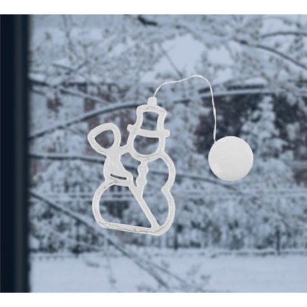 LED-lampe for julen, Snømann