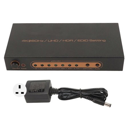 HD Multimedia Interface Lydudtrækker 4K 60Hz HDR HD Multimedia Interface EARC ARC Lydudtrækker Konverter 100?240V UK Stik