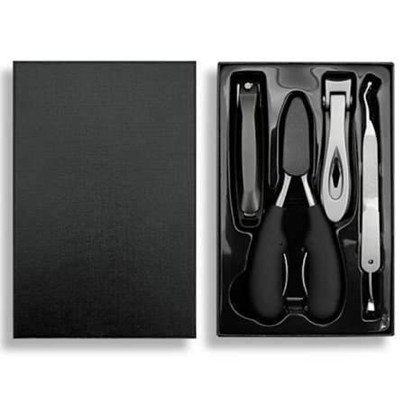 Stort sett med neglesaks, 5-pak skarpe tånegl- og neglesaks