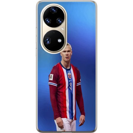 Kompatibelt Mobildeksel til Huawei Huawei P50 Pro Erling Haaland Manchester City Norge fotball angriper toppspiller utrolig målproduksjon kraftig ras