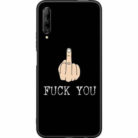 Huawei P Smart Pro 2019 Svart Skal Fuck You