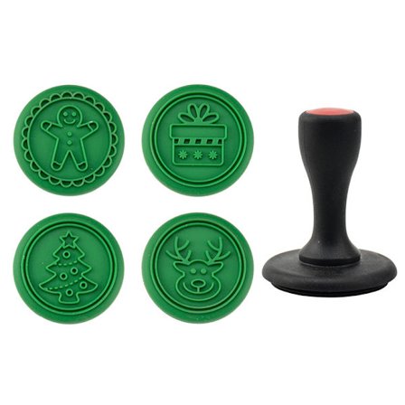 Piparkakkujen tiivistysmuotti Silikoninen keksimuotti DIY Joulu-sarja pat