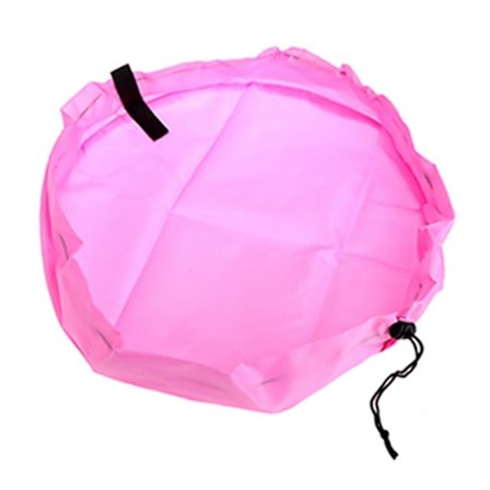 Mini lekmatta barnrum leka inredning förvaring matta, rosa