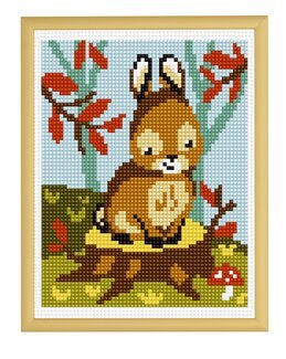 Straminbild Häschen - Collection D'Art