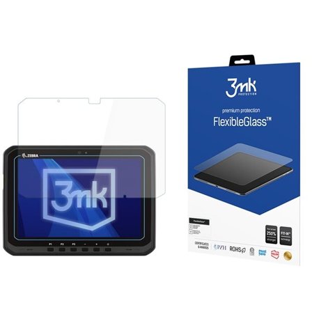 Hybridglas 3mk Flexibelt glas på Zebra ET60 / 65