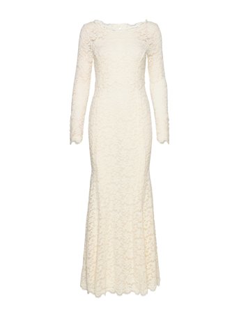 Rosemunde Rwdelicia Ls Maxi Bridal Dress - Cream - XL