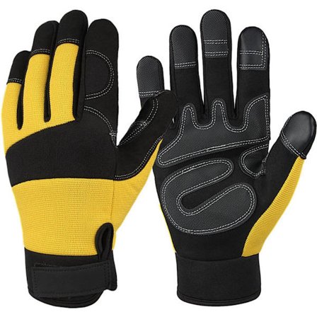 Kulutusta kestävät työkäsineet, suojakäsineet, käsien suojakäsineet, antistaattiset kalastuskäsineet, miesten työkalastuskäsineet, keltainen S_yu