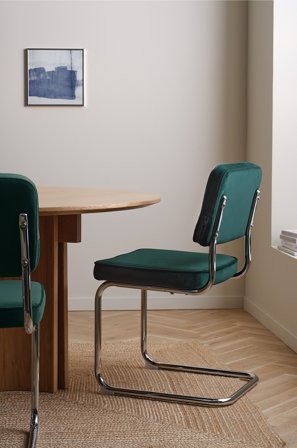 Jotex - Stol Med 2-pakk Smaragdgrønn - HJO - Kjøp Spisestoler & kjøkkenstoler hos Jotex