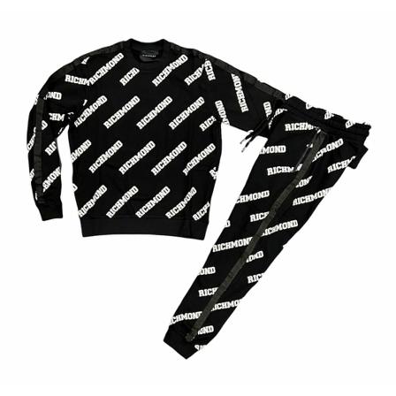 John Richmond, Training Sets Zwart, Heren, Maat:XL