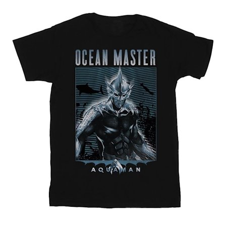 DC Comics herr Aquaman Ocean Master T-shirt 4XL svart