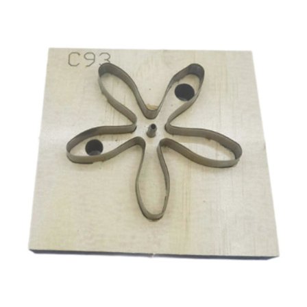 Lær Kutter Modell Hullmal Stansing Mal Lærhåndverk Håndarbeid