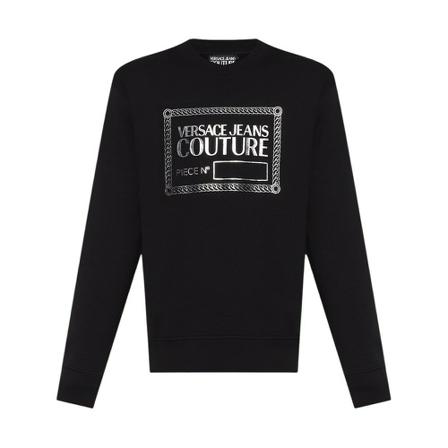 Versace Jeans Couture Sweatshirt with logo Sort, Herre