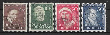 Vesttyskland 1951 - AFA 1106-09 - Stemplet