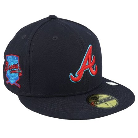 New Era - MLB Blå fitted Keps - Atlanta Braves 59FIFTY Fathers Day 23 Navy Fitted @ Hatstore