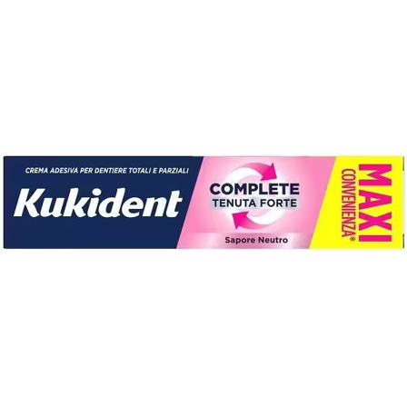 Kukident Complete Crema Adesiva Dentiere Aroma Neutro 70g