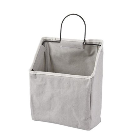 Dør Oppbevaring Stor Hengende Stoffpose Praktisk Klær Magasinoppbevaringspose Husholdning Veggmontert Hengende Pose For Ryddig (grå)