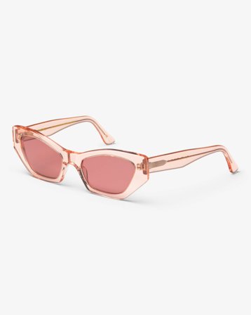 Sunglass 07 - Faded Pink - Dark Pink - One Size