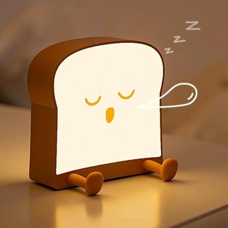 Mr. Toast LED-nattelys til småbørn og børn - Sikker, alsidig, øjenvenlig og en bedårende sovekammerkammerat