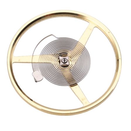 Kellon tasapainopyörä, suuri tarkkuus, kulta