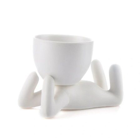 Sukkulente plantepotter Plantepotter HVIT 2 2 hvit 2-2