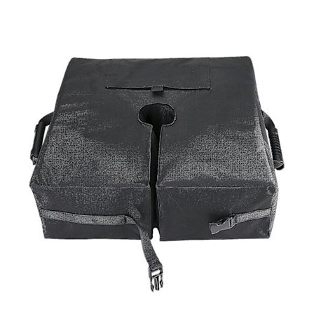 Base Haveparasol Strandparasol Afdækningspose Tom Sort 1stk