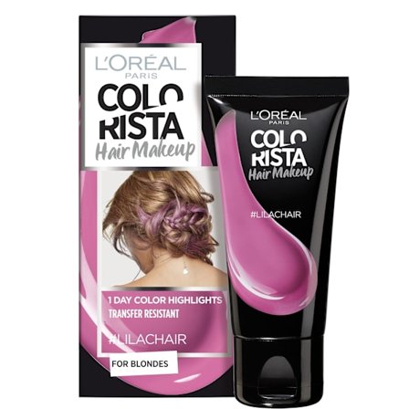 L'Oreal Paris, Colorista Hair Makeup, Semi-Permanent Hair Dye, #LILACHAIR, 30 ml