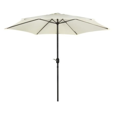 Parasol - Aktiv - Hexagonal - D270 cm - Aluminium - Farve creme