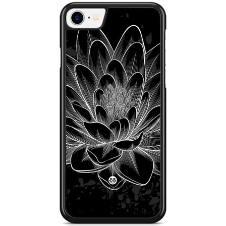 Bjornberry Skal iPhone 8/SE (2020/2022) - Svart/Vit Lotus