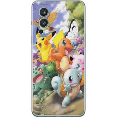 OnePlus Nord 2 5G Läpinäkyvä kuori Pokemon