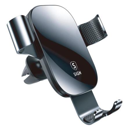 Bilhållare För Smartphones Med 360° Rotation Sign - Svart Svart