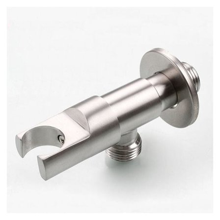 Borstad rostfritt stål Bidet kran Kallt vatten Toalett vinkelventil Sanitär duschmunstycke Anal rengöring Rumpa Bidet