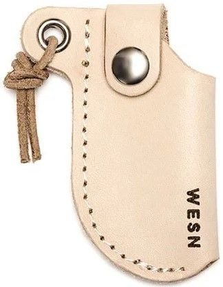 WESN Microblade Leather Sheath Natural