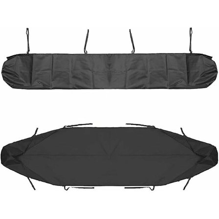 Markiseovertræk 3m Terrassemarkise Støvsikkert Overtræk Grå Terrassemarkise Opbevaringsovertræk Vandtæt Vinterbeskyttelse Sort