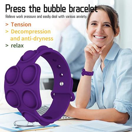 Fidget Toy Wearable Stress Relief Armband För Barn Och Vuxna