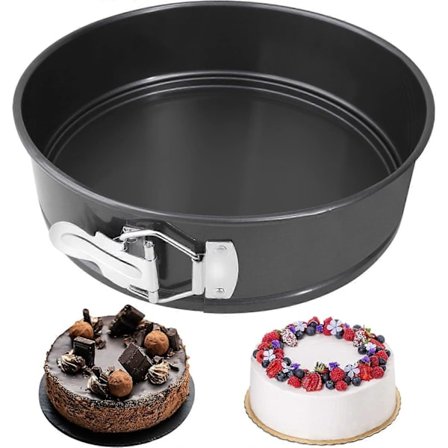 ke Tin - 22 cm Bakformar för Bakning, 22 cm Springform Bakformar för Cheesecake, Non-Stick Bakformar Rund Kakform, Bakform Rund Kakform för