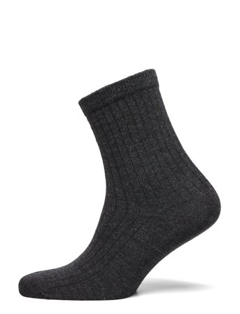 mp Denmark Wool Rib Socks - Grey - 40/42