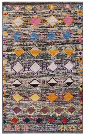 Mały Berber Colourful Dywan 86X141 Wełna