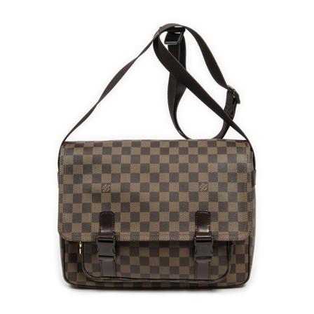 Louis Vuitton Vintage, Merville Messenger Bruin, Dames, Maat:ONE Size