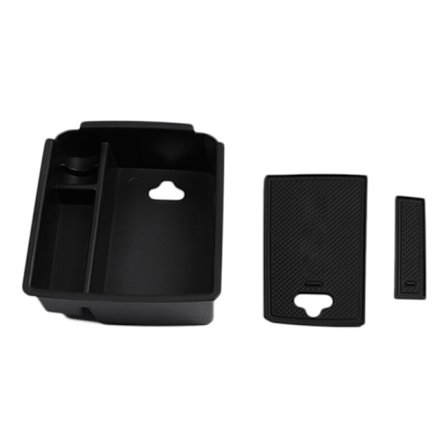 Antiskli oppbevaringsboks for bilens midtarmlene