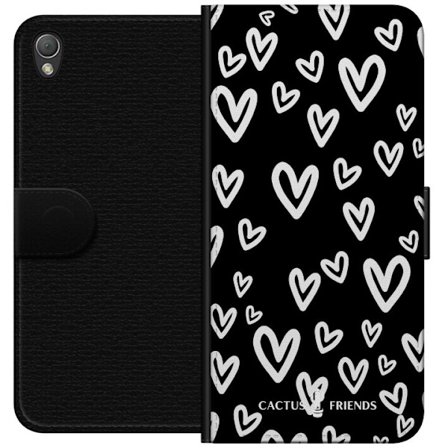 Yhteensopiva Lompakkokotelo Sony Sony Xperia Z3 Cactus and Friends - Handdrawn Love Chaos