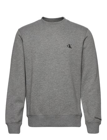 Ck Essential Reg Cn Sweat-shirt Tröja Grå Calvin Klein Jeans