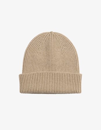 Merino Wool Beanie - Desert Khaki