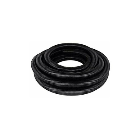 1 m svart slang för pool, 25 mm, solvärmeslang, slang för rengöring av poolsugen, UV- och klorbeständig