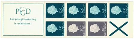 Holland 1967 - Frimærkehæfte NVPH PB 7a - Postfrisk