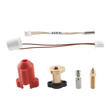 Hotend Kit För K1/K1Max Uppgraderat Hotend Kit Keramiskt Värmeblock Högtemperaturbeständig Titanlegeringshals